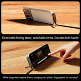 240W Fast Charging Cable with Foldable Phone Holder, USB-C