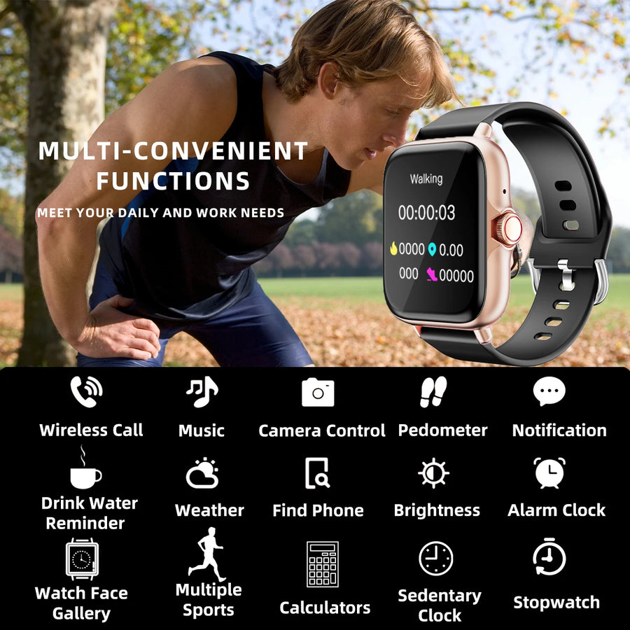 Smart watch display close up