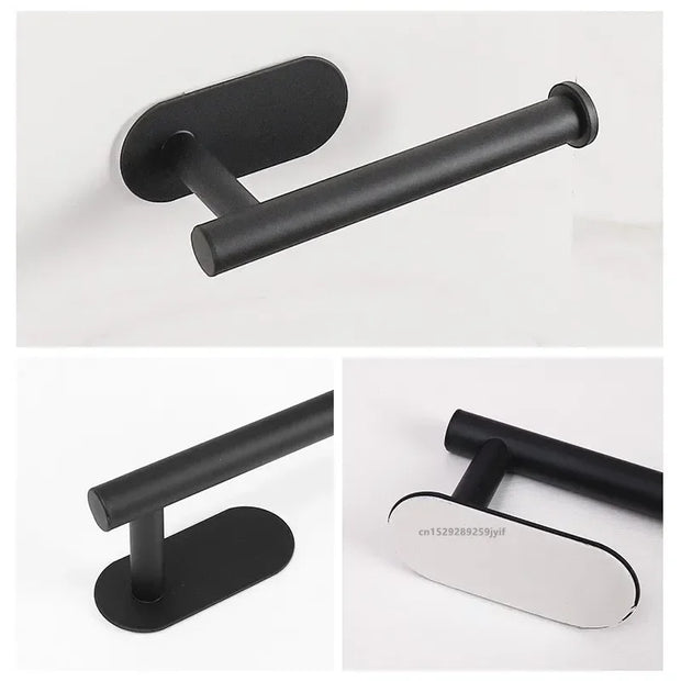 Self-Adhesive Stainless Steel Toilet Paper Holder