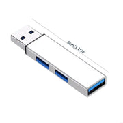 USB 3.0 3 Port USB Hub 2.0 Multi Type-C Ultra Slim Splitter Hub Power Adapter Multiple Expander USB 3.0 2.0 Hub For PC Xiaomi