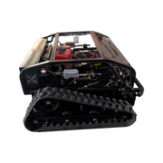 Customized remote-controlled robot lawn mower 550mm fully automatic lawn trimmer four-wheel drive