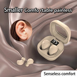 Wireless Bluetooth Headset Mini Ultra Small Sleep New Invisible Earbuds High Sound Quality Headphones Noise Reduction Earphones UpTrend Deals