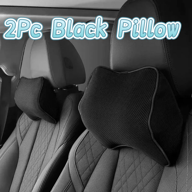 Memory Foam Car Neck and Back Pillow