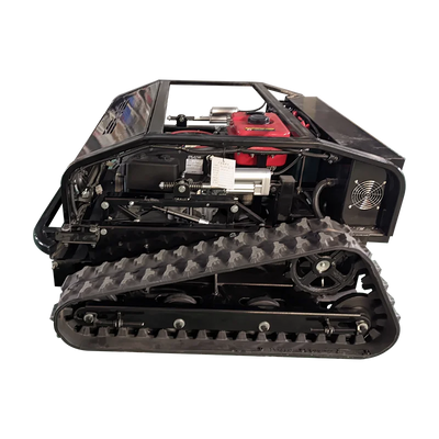 Customized remote-controlled robot lawn mower 550mm fully automatic lawn trimmer four-wheel drive