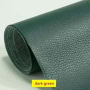 Self-adhesive Leather Repair Patch Wear-resistant Litchi Stria Leather Bed Sofa Seat Chair Fix Black Leather Sticker 250X137CM
