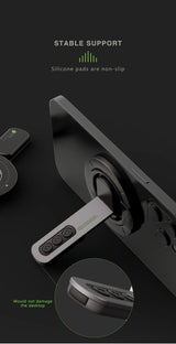 Magnetic Phone Stand for Desk – Double-Sided Rotating Holder for iPhone 17/16, MagSafe