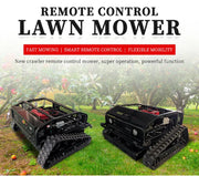 Customized remote-controlled robot lawn mower 550mm fully automatic lawn trimmer four-wheel drive