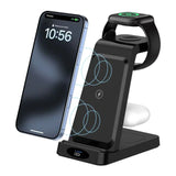 3-in-1 Wireless Charger – Desktop Charging Stand for iPhone, iWatch & Earbuds