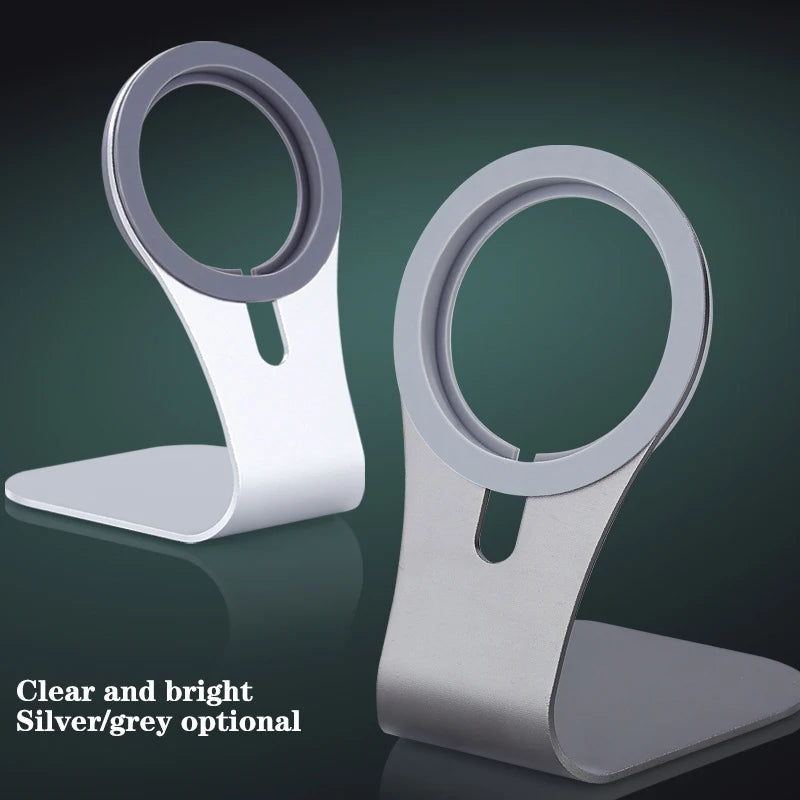 MagSafe Phone Charger Stand – Aluminum Alloy, Magnetic Holder for iPhone 12 Series, Fast Charging