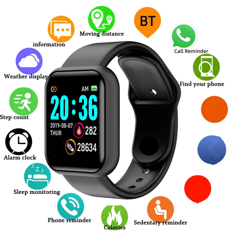 Smart Watch for Men & Women – Message & Fitness Monitor Bracelet