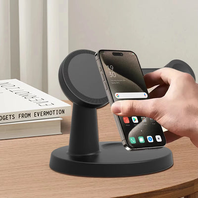 3-in-1 Wireless Charging Station – Fast Charge for Phone, Watch & Earbuds