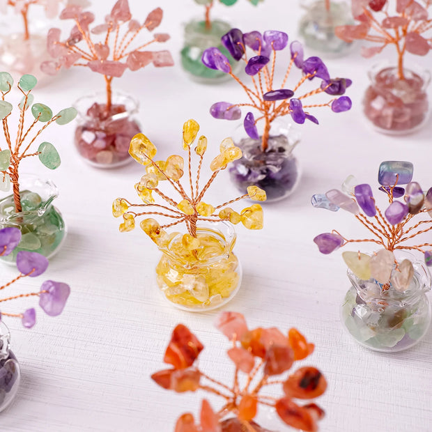 Crystal Healing Tree Tabletop Ornament