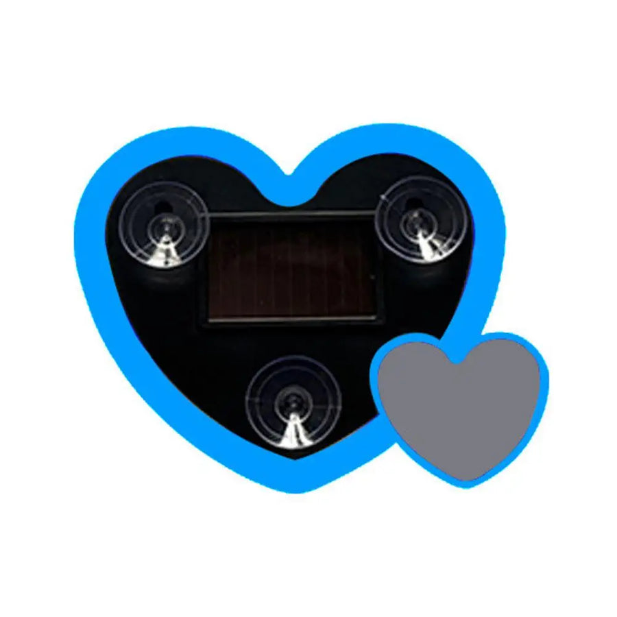 Solar Powered Car Neon Light – Heart-Shaped, Triangular Windows