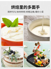 Christmas Themed Wooden Handle Pastry Batter Mixing Scraper Cake Cream Silicone Spatula Baking Decorating Tools Kitchen Utensils