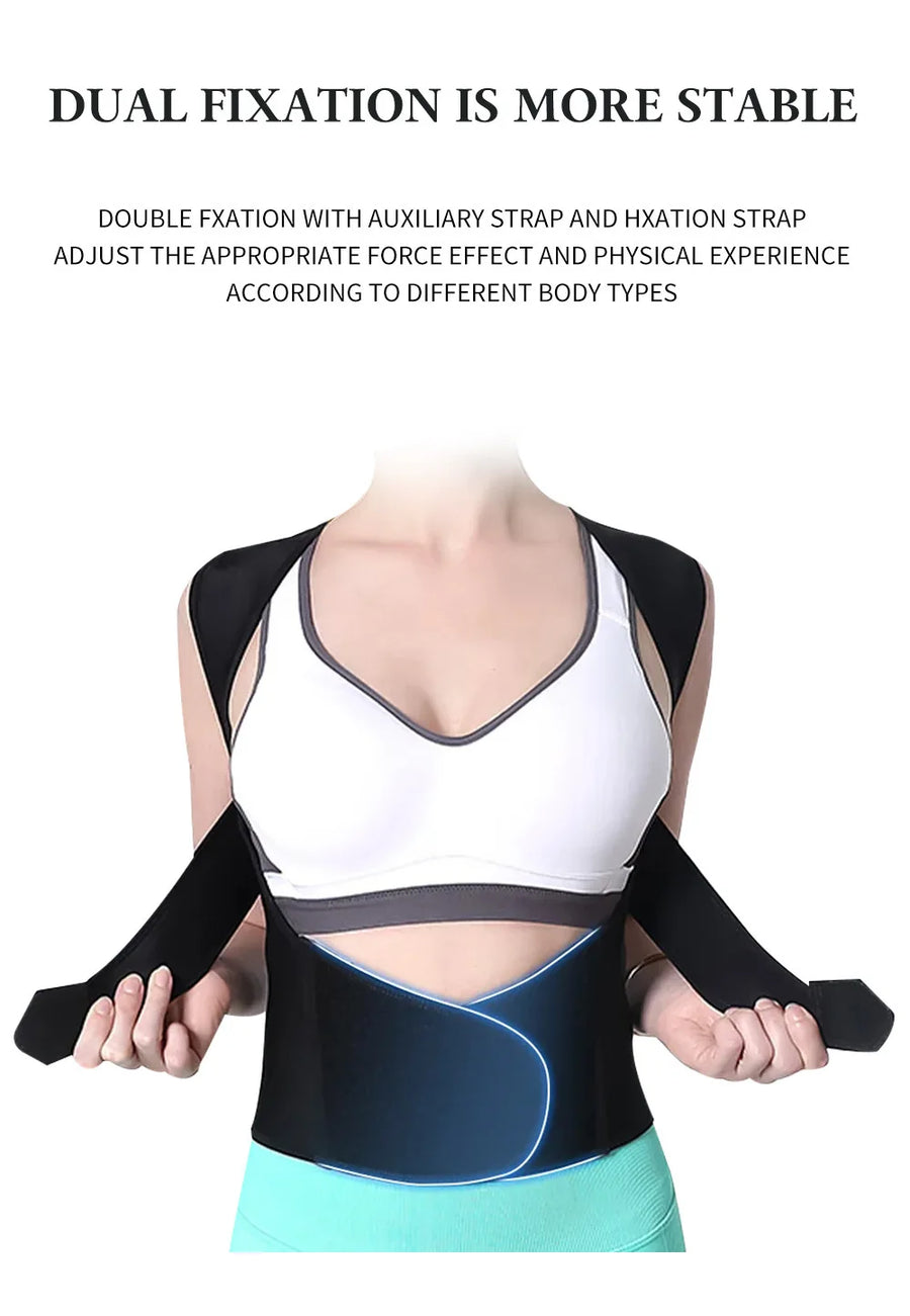 Posture Corrector for Women and Men,Adjustable Shoulder Posture Brace,Back Straightener Posture,Used for Middle Upper Spine UpTrend Deals