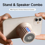Portable Magnetic Bluetooth Speaker – Waterproof, Stereo Surround Sound with Subwoofer