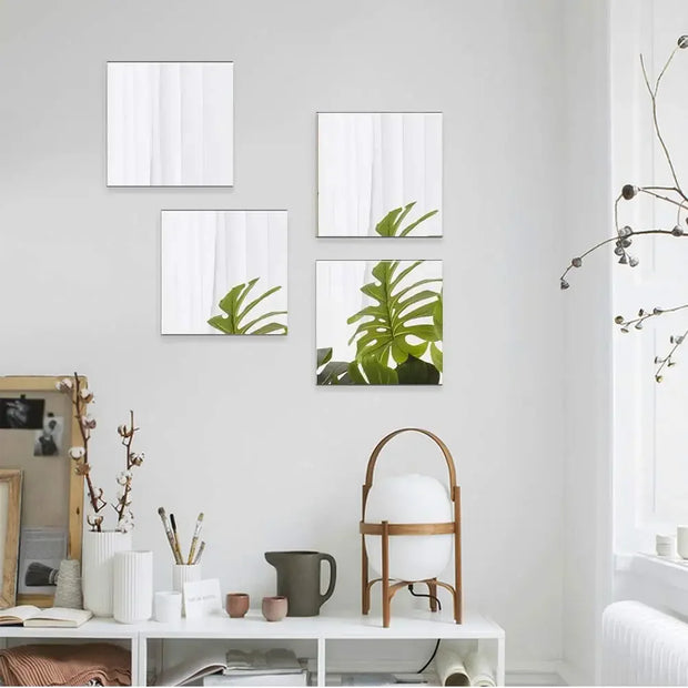 3D Acrylic Mirror Wall Sticker Set