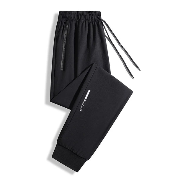 Joggers Man Breathable Quick Dry Sports Pants Spring Summer Drawstring Jogger Pants Men Sweatpants Fashion Casual Stretch Pants