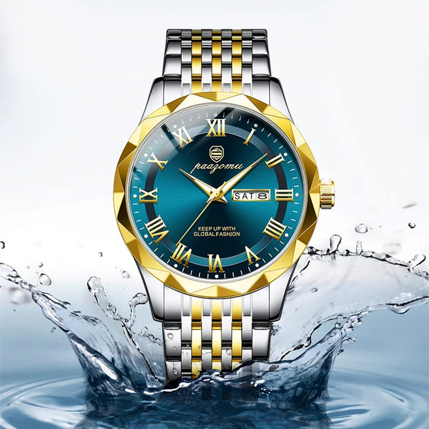 2025 New Modern Simple Creative Sport and Leisure Watch Creative Design Waterproof Quartz Movement Energy Watches Gift for Men