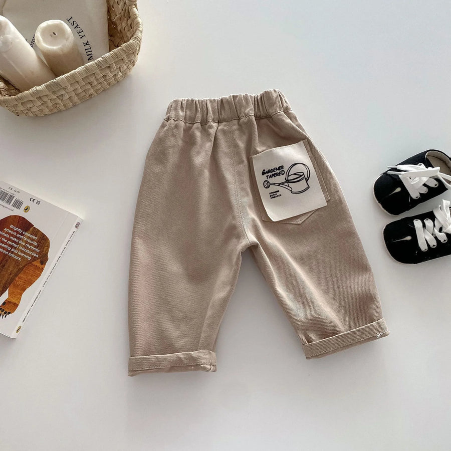 Toddler Boys Denim Pants – Soft Korean Style Casual (Ages 0-5)