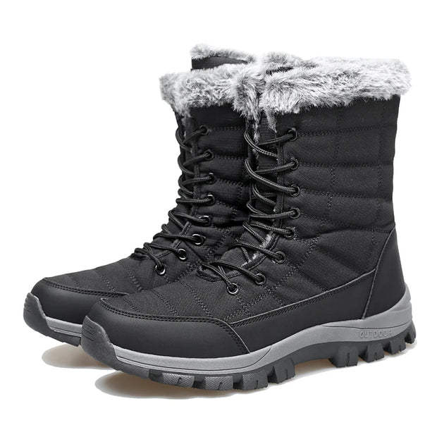 Winter Boots For Men Shoes Outdoor Rubber Boots Keep Warm waterproof Mens Snow Boots