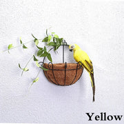 Handmade Feather Parrot Garden Ornament