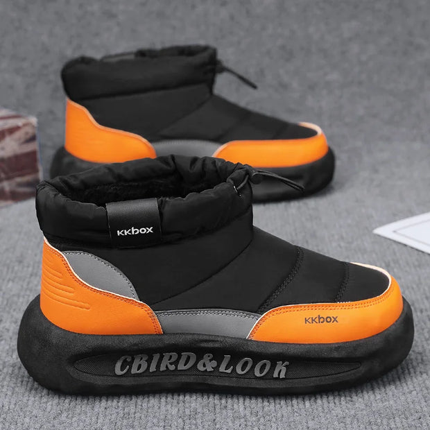 Winter Boots for Men Add Velvet Men's Sneakers Ankle Boots Soft and Comfortable Sports and Leisure Wear-resistant Non-Slip New