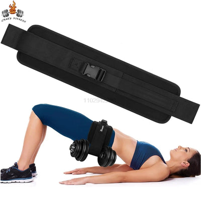 Weighted workout belt front view