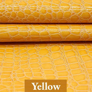 Alligator Pattern Self Adhesive Leather Repair Patch for Car Interior Faux Crocodile Texture Sofa Furniture Renovation Stickers