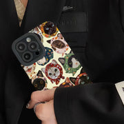Funny Cat Phone Cases for IPhone 11 Case IPhone 13 Cover 14 Pro Max 15 16 17 Pro Max IPhone Case for IPhone 15 IPhone 17