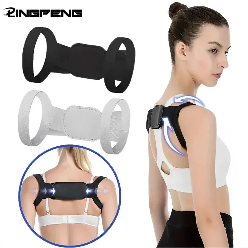Adjustable Posture Corrector – Back Support Shoulder Belt, Straightens Spine, Corrects Posture