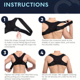 Adjustable Posture Corrector – Back Support Belt, Breathable, Non-Slip, Ergonomic