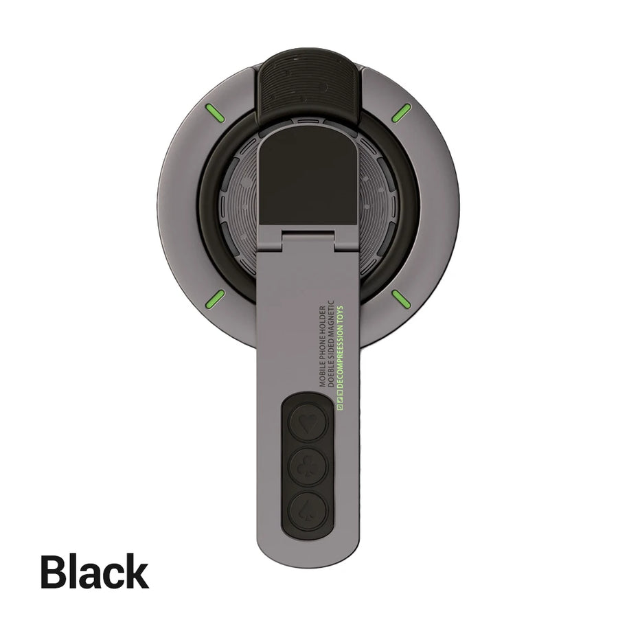 MagSafe Phone Grip Stand – 3-in-1 Magnetic Finger Ring Holder, Double-Sided Magnet