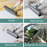 3 in 1 Spray Scrape Wipe Window Squeegee Glass Cleaner Window Wiper Scraper Cleaning Shower Squeegee for Household Cleaning Tool
