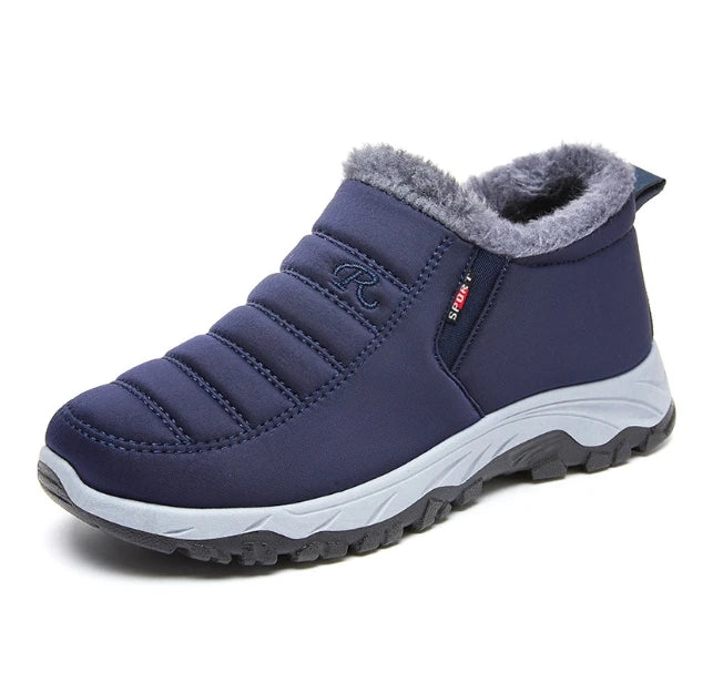 Men's Winter Casual Shoes – Warm Cotton, Chunky Sole