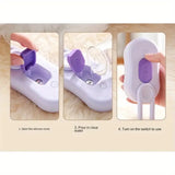 Step-by-step instructions for using the purple pet steam brush – 3-in-1 deshedding grooming comb with steam spray