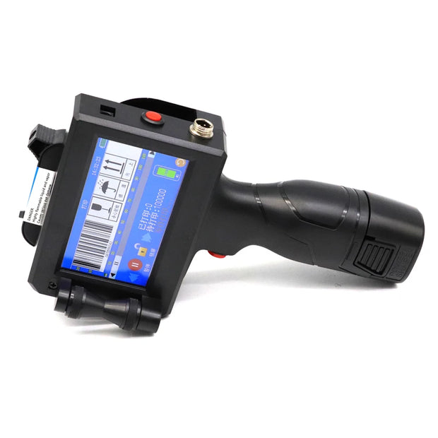 12.7mm 25.4mm Label Printer Handheld Inkjet Printer QR Bar Batch Code Date Number Logo Expiry Date Coding Machine Portable