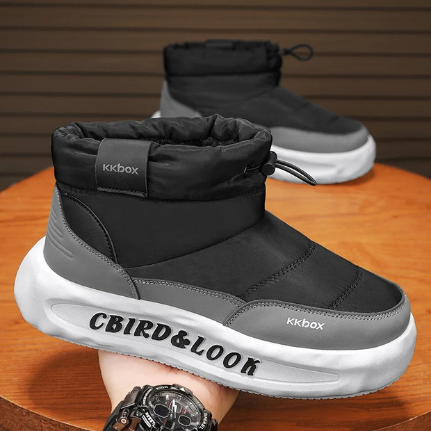 Winter Boots for Men Add Velvet Men's Sneakers Ankle Boots Soft and Comfortable Sports and Leisure Wear-resistant Non-Slip New