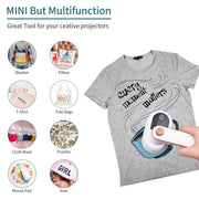 Handheld Iron Machines Portable Mini Heat Press Machine T-Shirt Printing Steam Heating Transfer Press Support Dry Wet Ironing