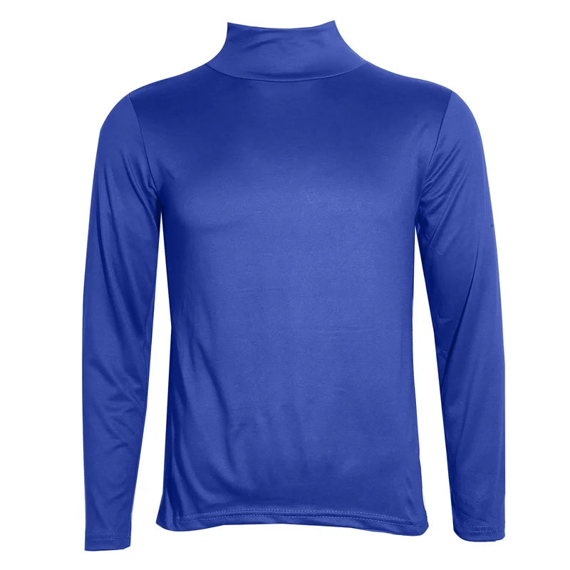 Men’s Thermal Shirt – Slim Fit High Neck Long Sleeve Winter Top