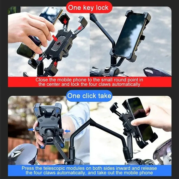 360° Rotating Bicycle Phone Holder Mount