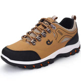 Men's Leather Casual Sneakers – Lightweight for All Seasons