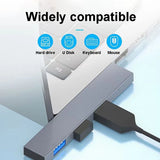 4-in-1 USB-C Hub – Multi-Port Splitter with PD 60W Charging