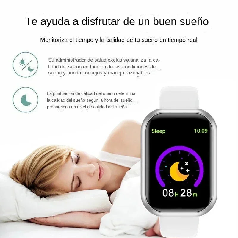 Smart Watch Y68 – heart rate monitoring display