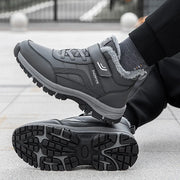 Winter Boots for Men New Waterproof PU Leather Warm Snow Ankle Boots Outdoor Warm plush Non-slip Work High-top Casual Shoes