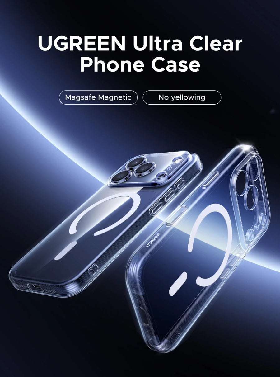 Magnetic Phone Case – Shockproof for iPhone 17/16/15/14 Pro