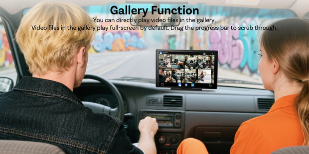 OTTOCAST CarPlay Screen 9.0" INCH 4K Car Touch Screen Wireless Carplay Android Auto Radio DVR GPS Video Built-in Youtube Netflix