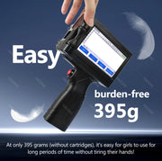 12.7mm Portable Inkjet Printer Handheld TIJ Maker Machine with ink Cartridge Image Picture Serial Number Edit Print