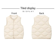 2025 Winter Outdoor Clothes For Children Vests & Vests Winter Kids Boy Girl Clothes Outerwear Infant Life Jacket Waistcost