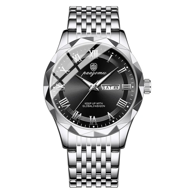 2025 New Modern Simple Creative Sport and Leisure Watch Creative Design Waterproof Quartz Movement Energy Watches Gift for Men